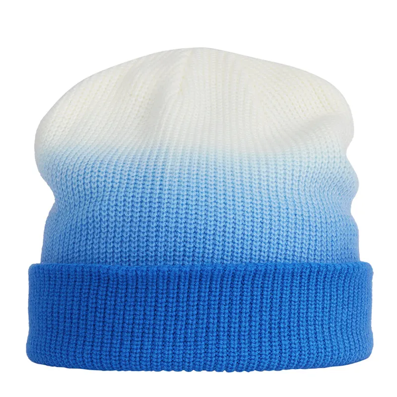 GRADIENT COLOR KNITTED HAT