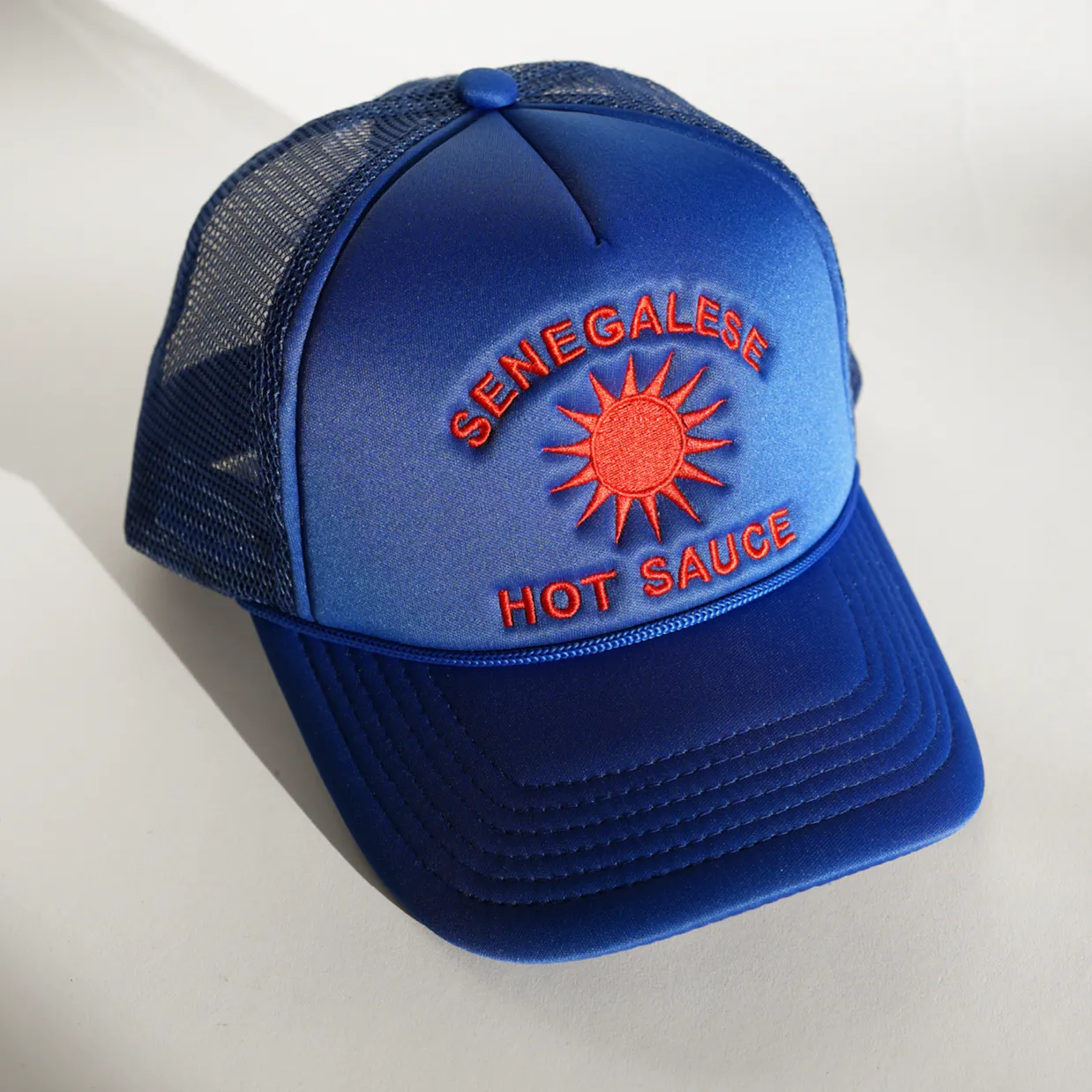 Trucker Cap with Hot Sauce Design