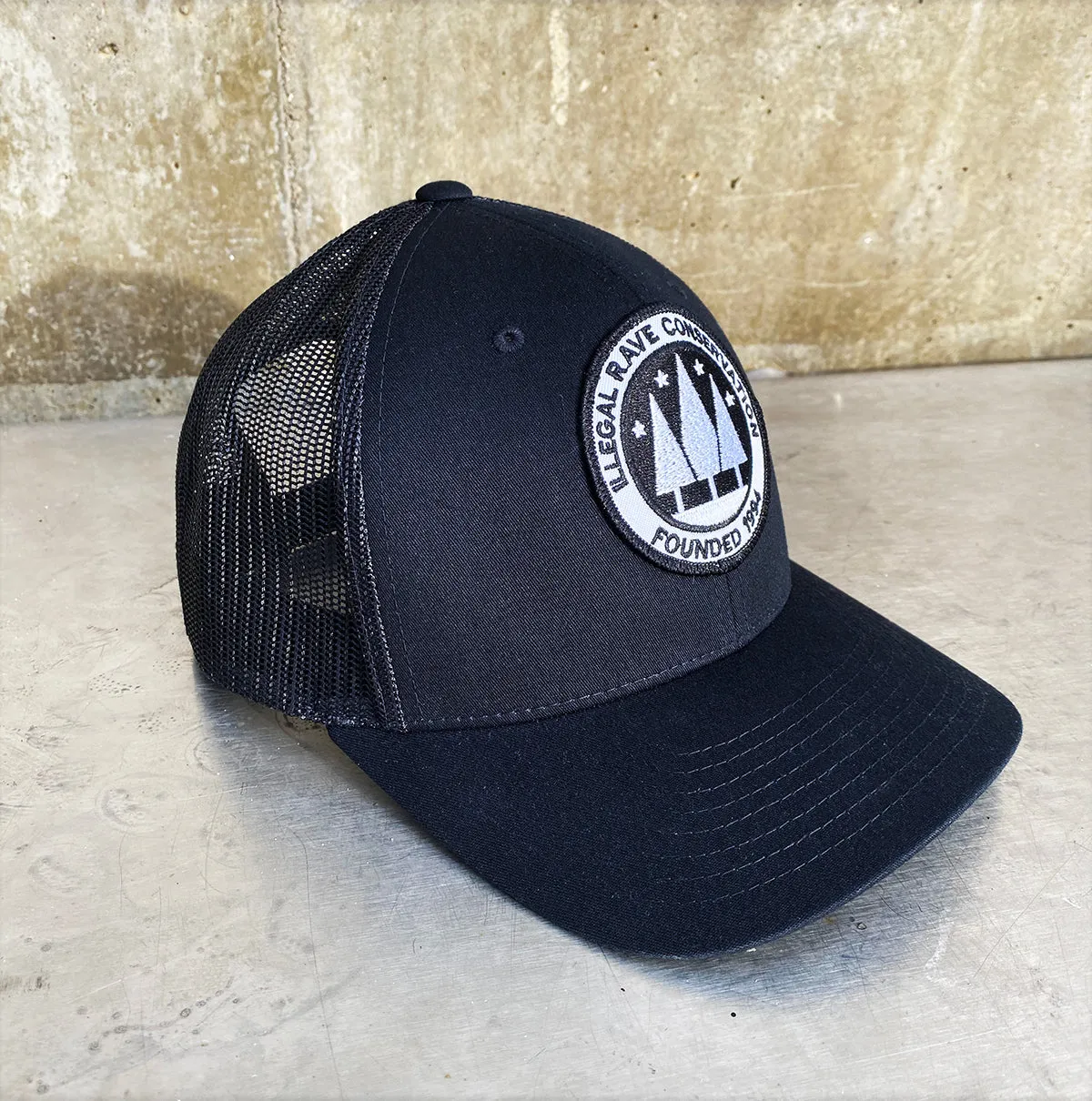 Illegal Rave - Trucker Cap - Black