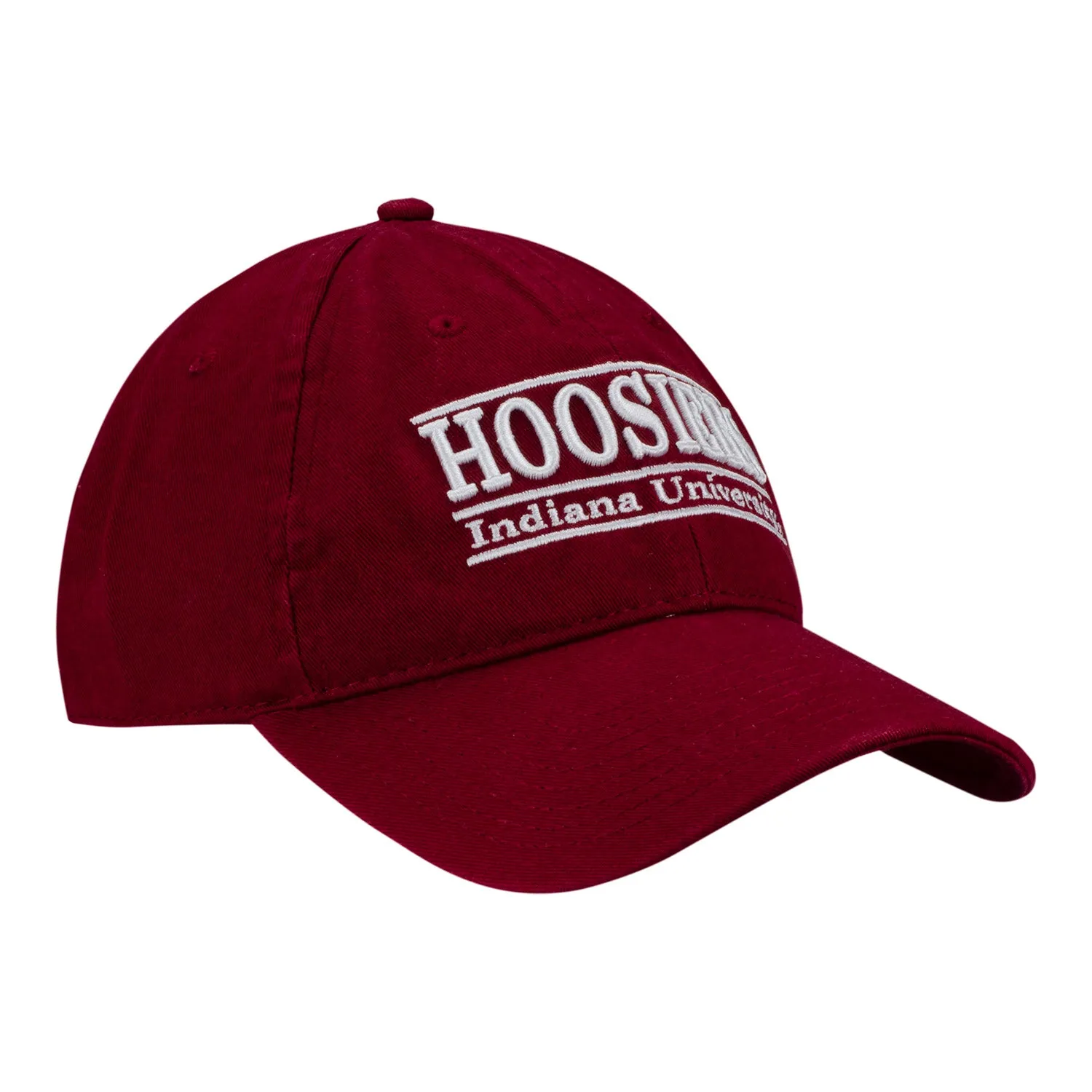 Indiana Hoosiers Team Color Bar Crimson Adjustable Hat