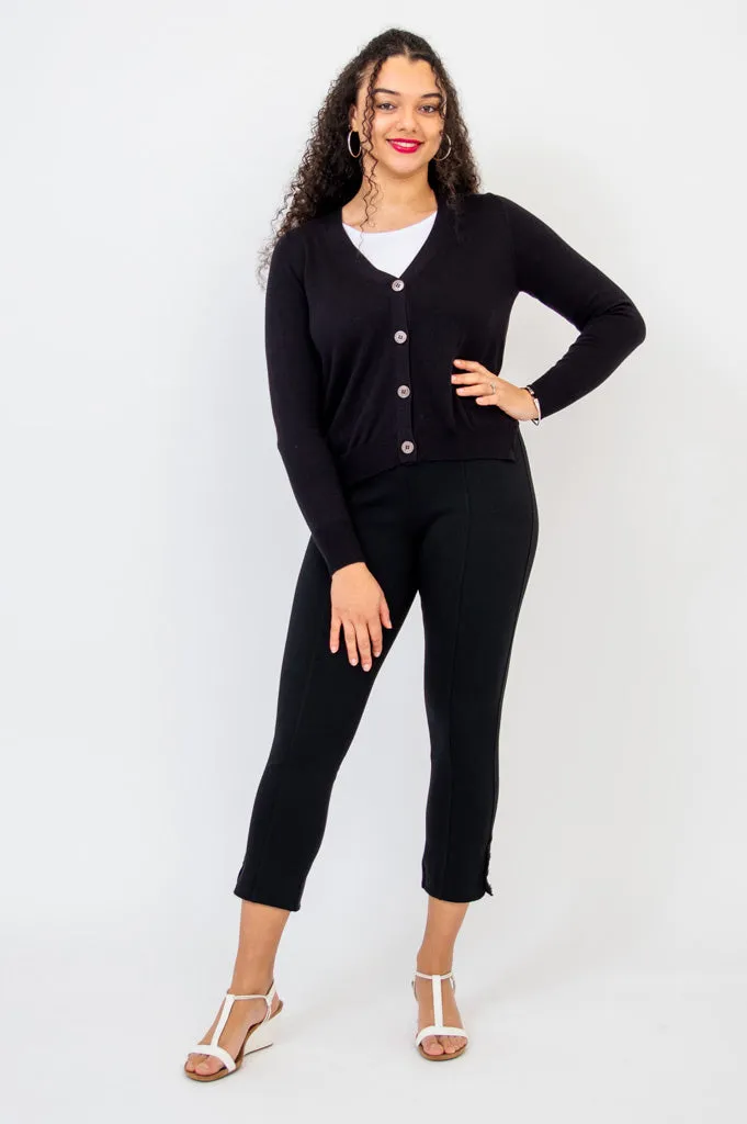 Jessica Sweater, Black, Bamboo Cotton