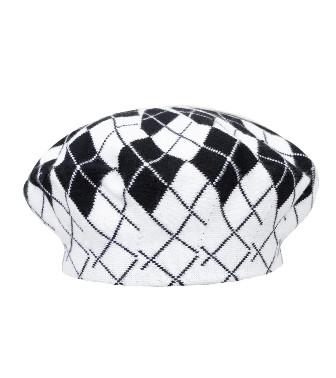 Jones New York Diamond Pattern Beret