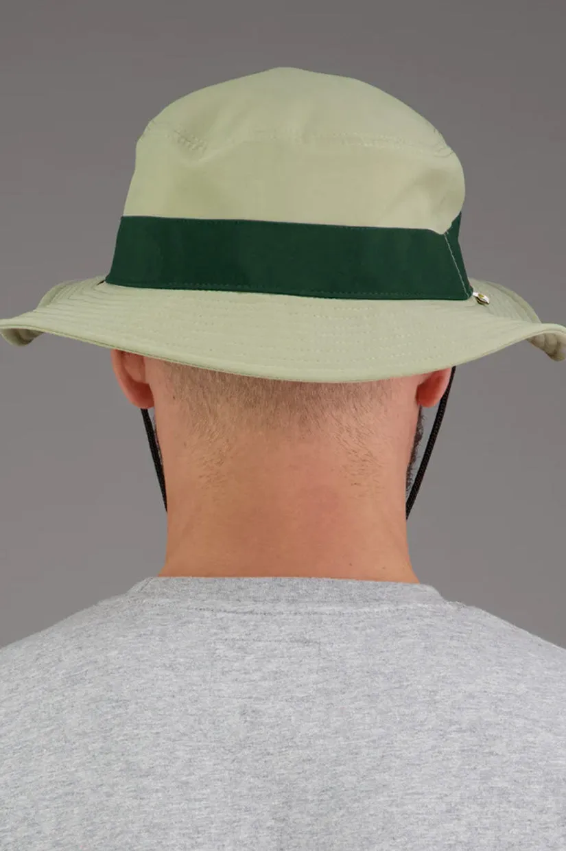 Just Another Fisherman Voyager Wide Brim - Light Grey/Green