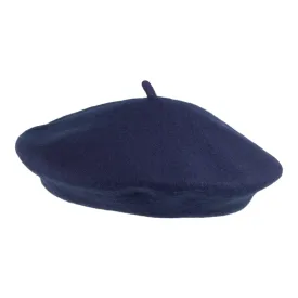 Kids Wool Beret - Navy Blue