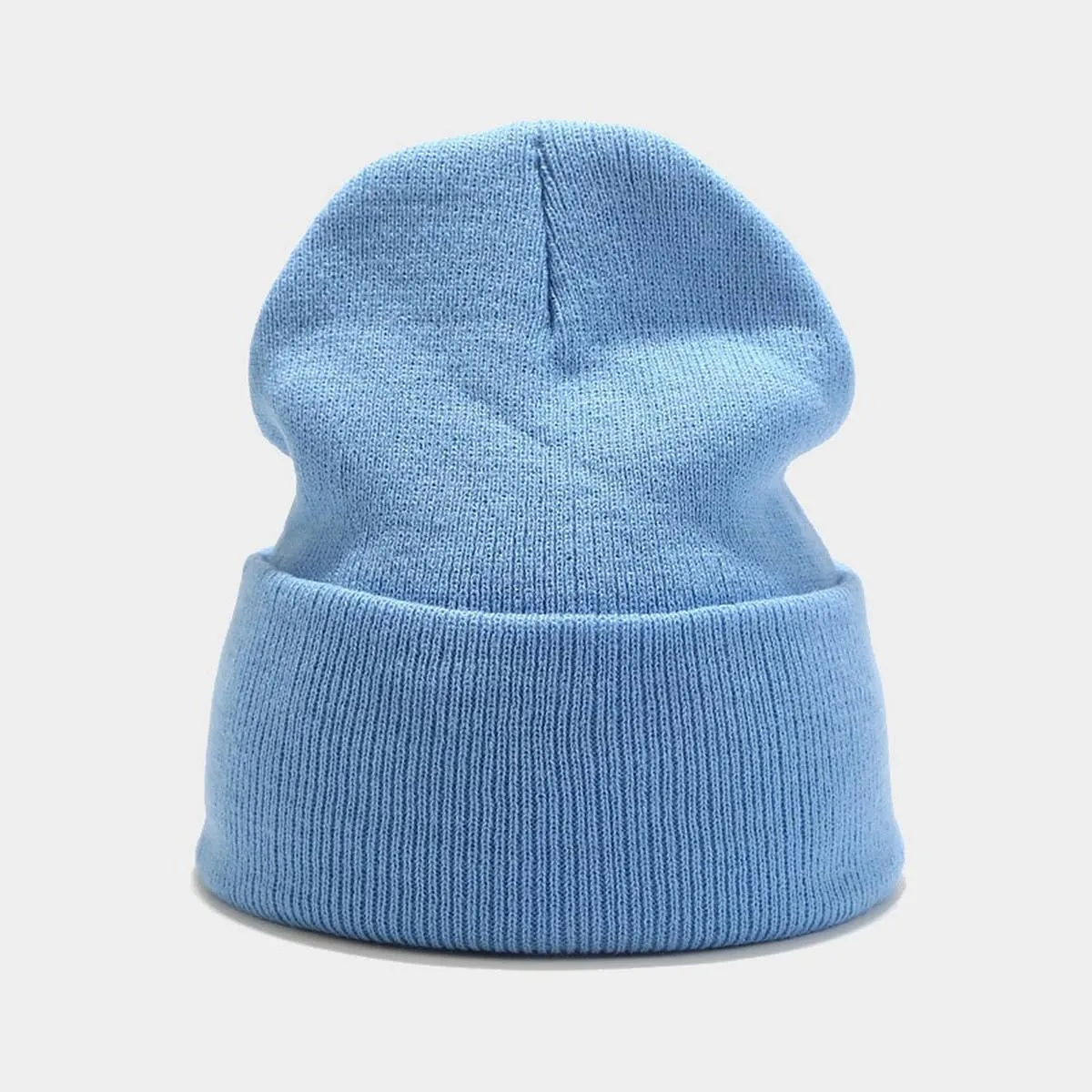 Knit Beanie - Light Grey