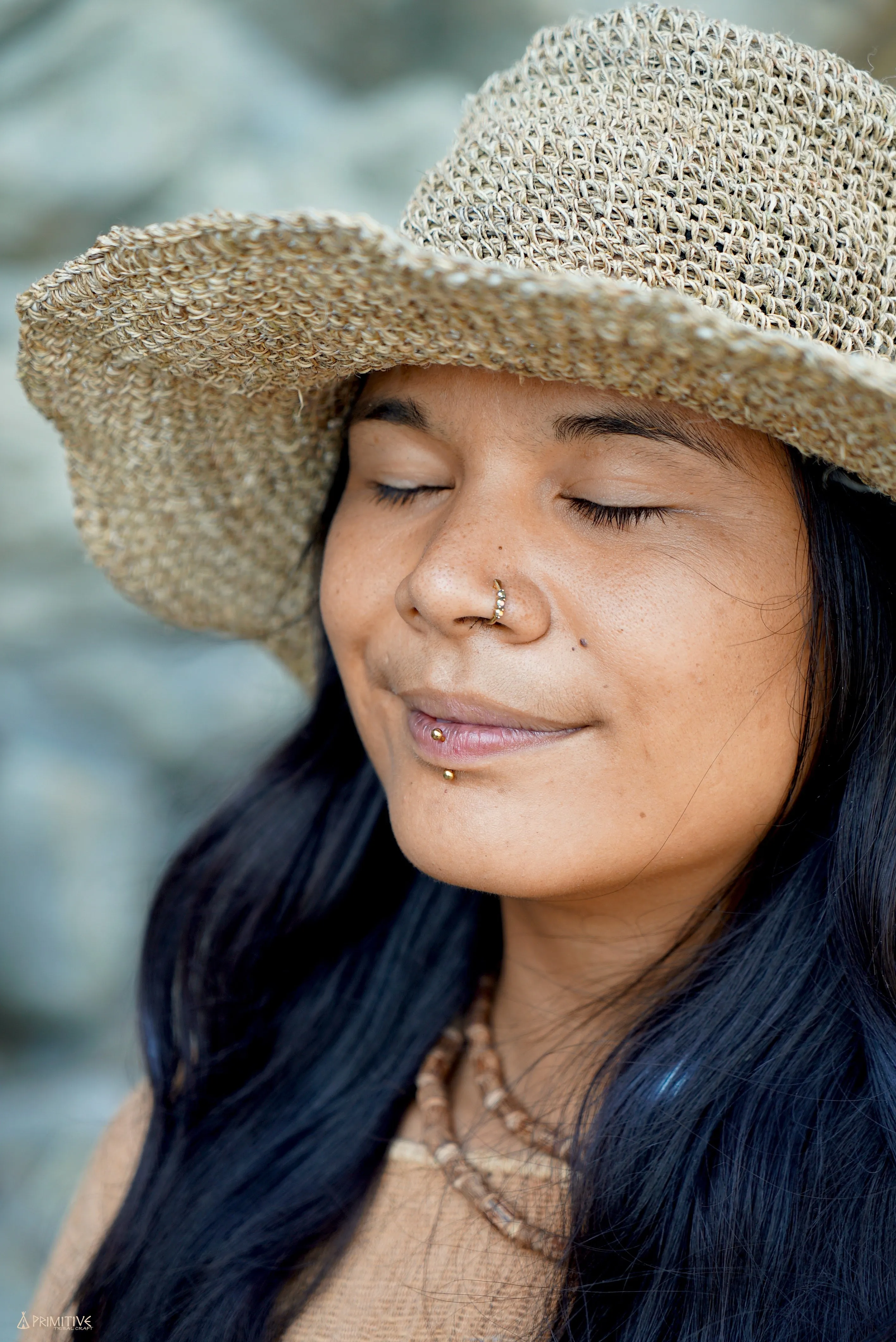 Knitted Hemp Hat >> Wild Himalayan Hemp >>