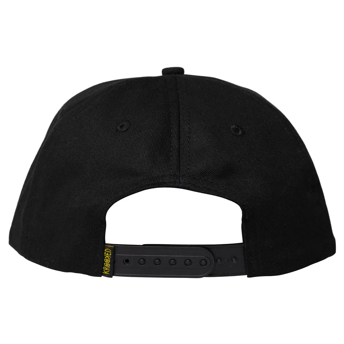 Krooked Style Snapback Hat Black