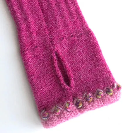 Lambswool wrist mitts 5