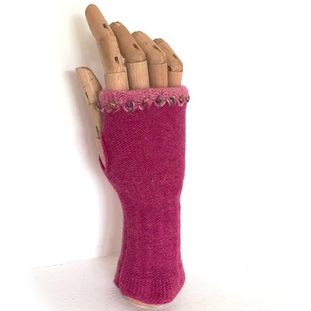 Lambswool wrist mitts 5