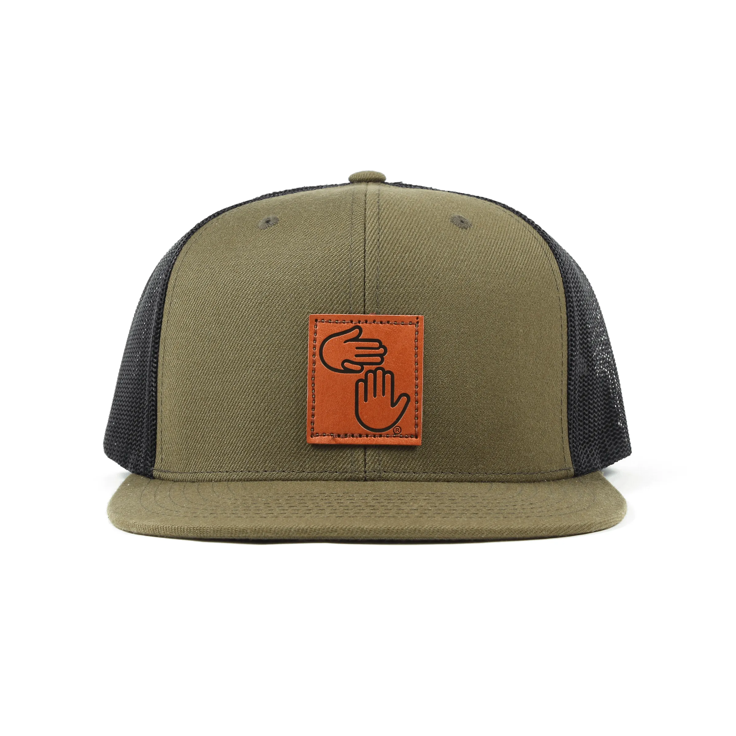 Leather Patch Trucker