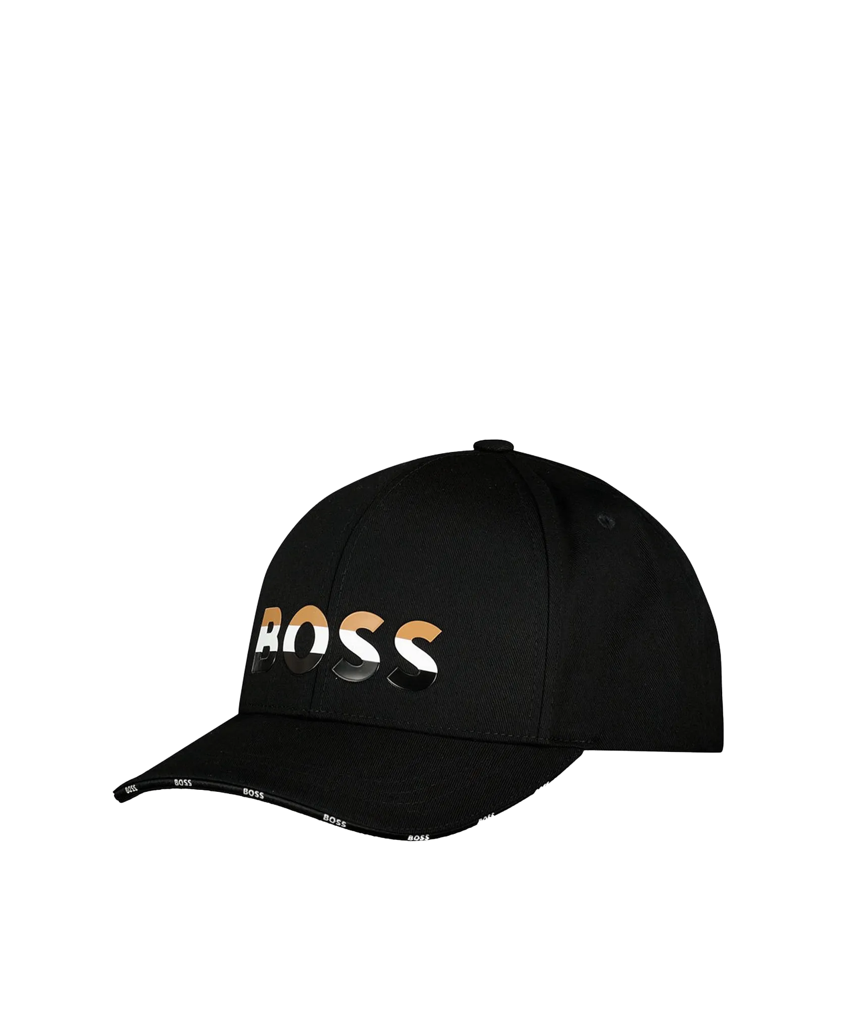 Logo Embroidered Cap - Black