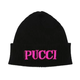 Logo Jacquard Ribbed Beanie