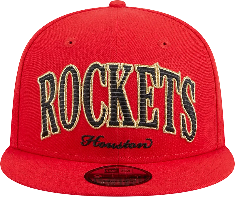 Men's Houston Rockets New Era 9FIFTY Golden Hour Adjustable Cap