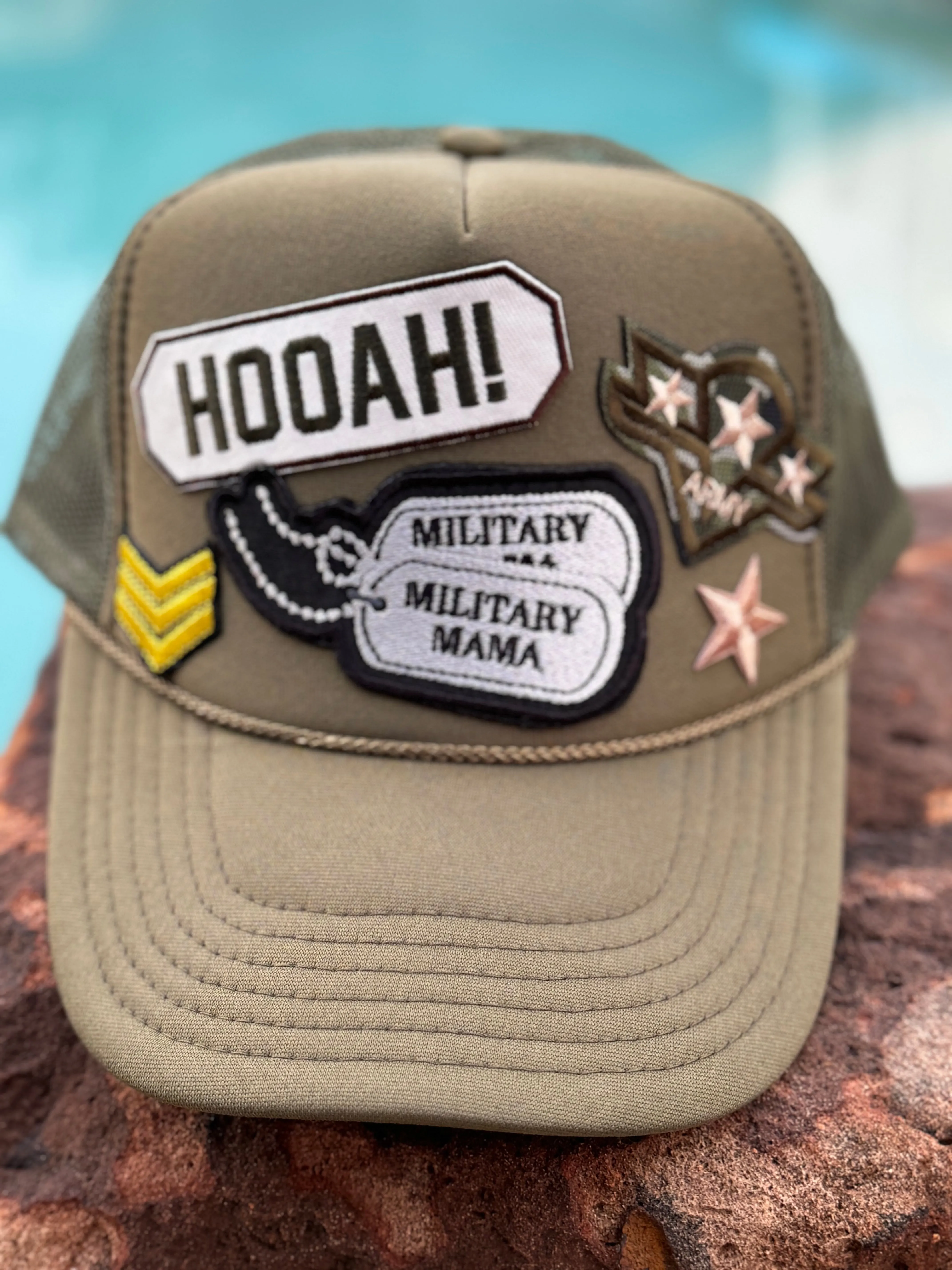 Military Mama Trucker Hat