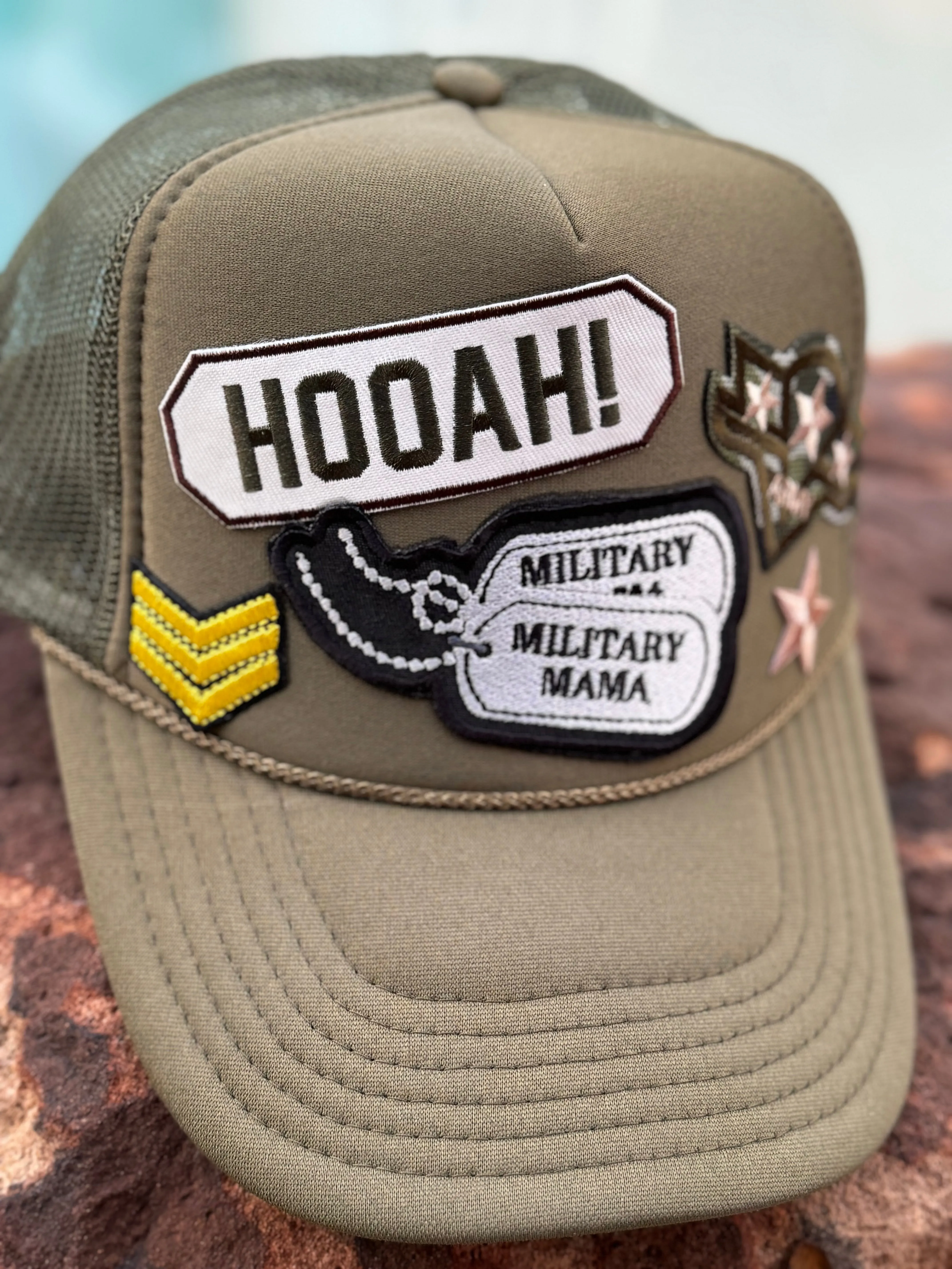 Military Mama Trucker Hat