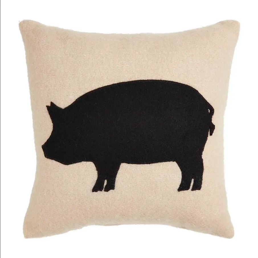 Mudpie Farm Animal Mini Throw Pillow