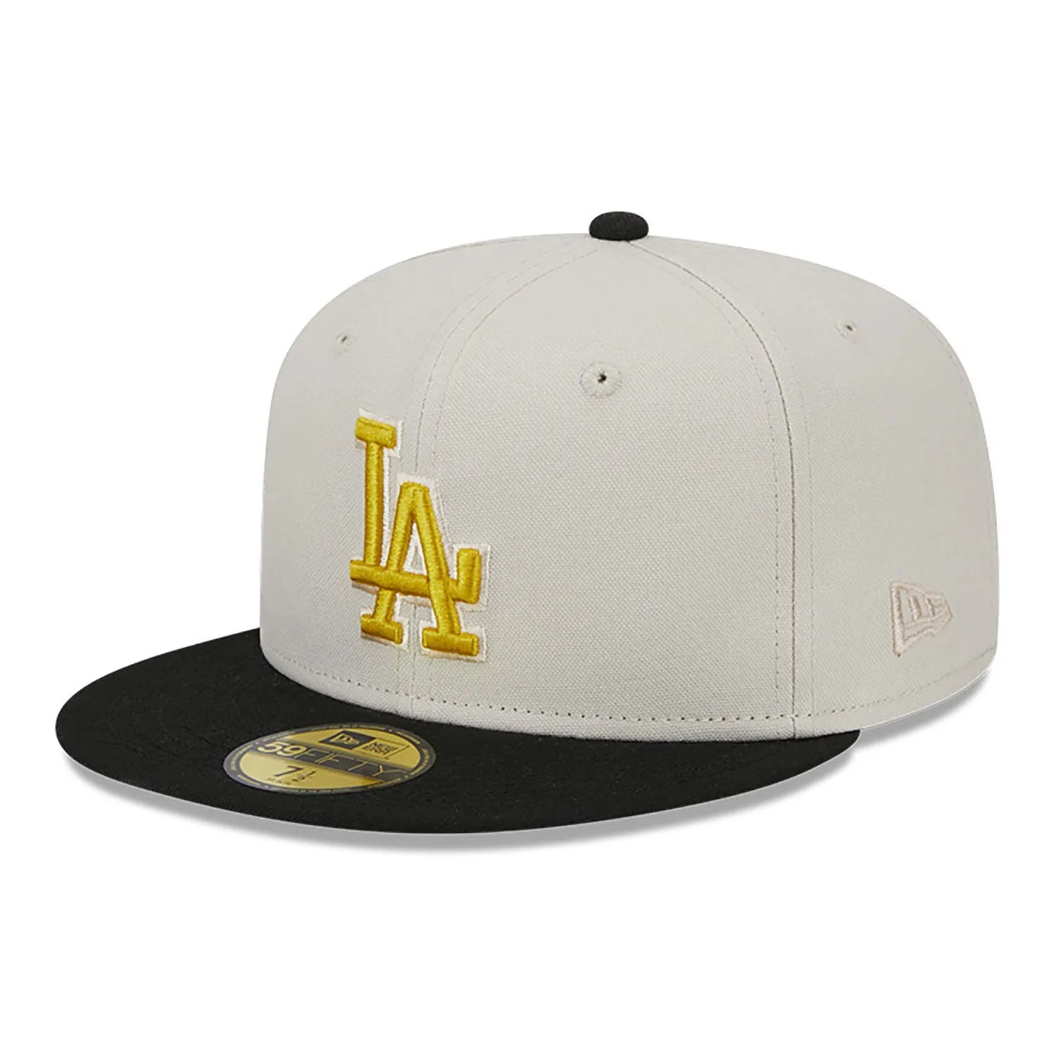 NEW ERA 59/50 TWO-TONE STONE LOS ANGELES DODGERS