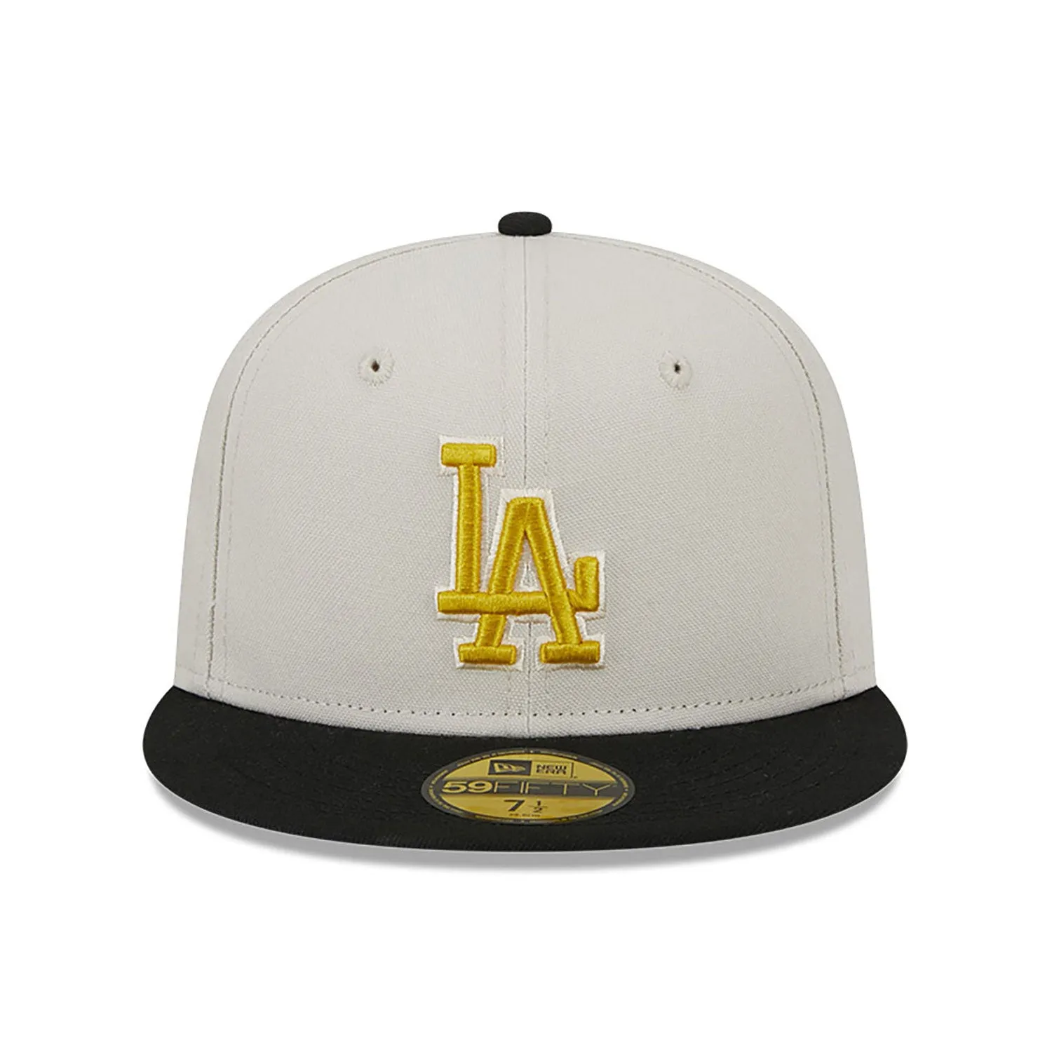 NEW ERA 59/50 TWO-TONE STONE LOS ANGELES DODGERS