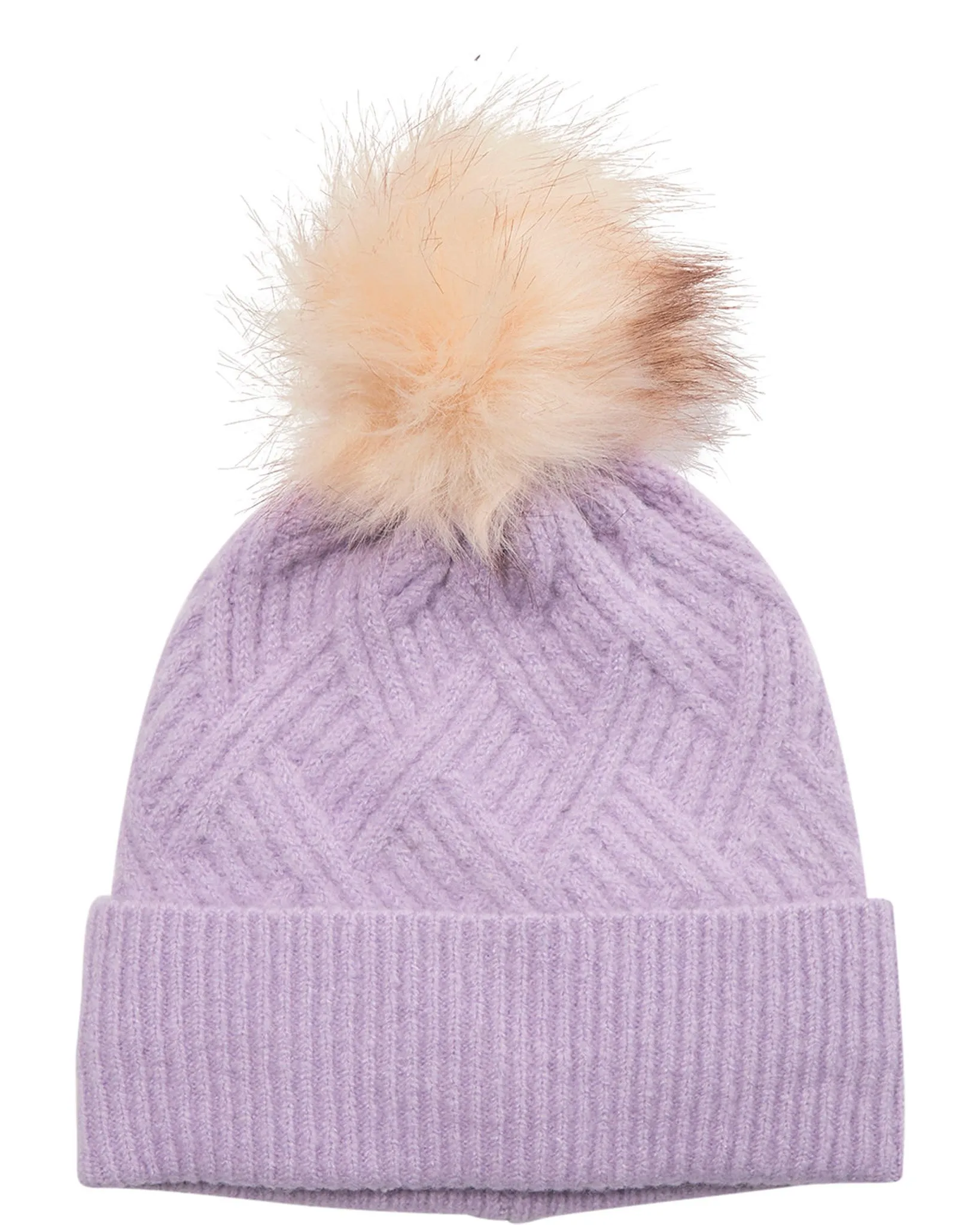 NUCABLE KNITTED HAT - Lilac Breeze