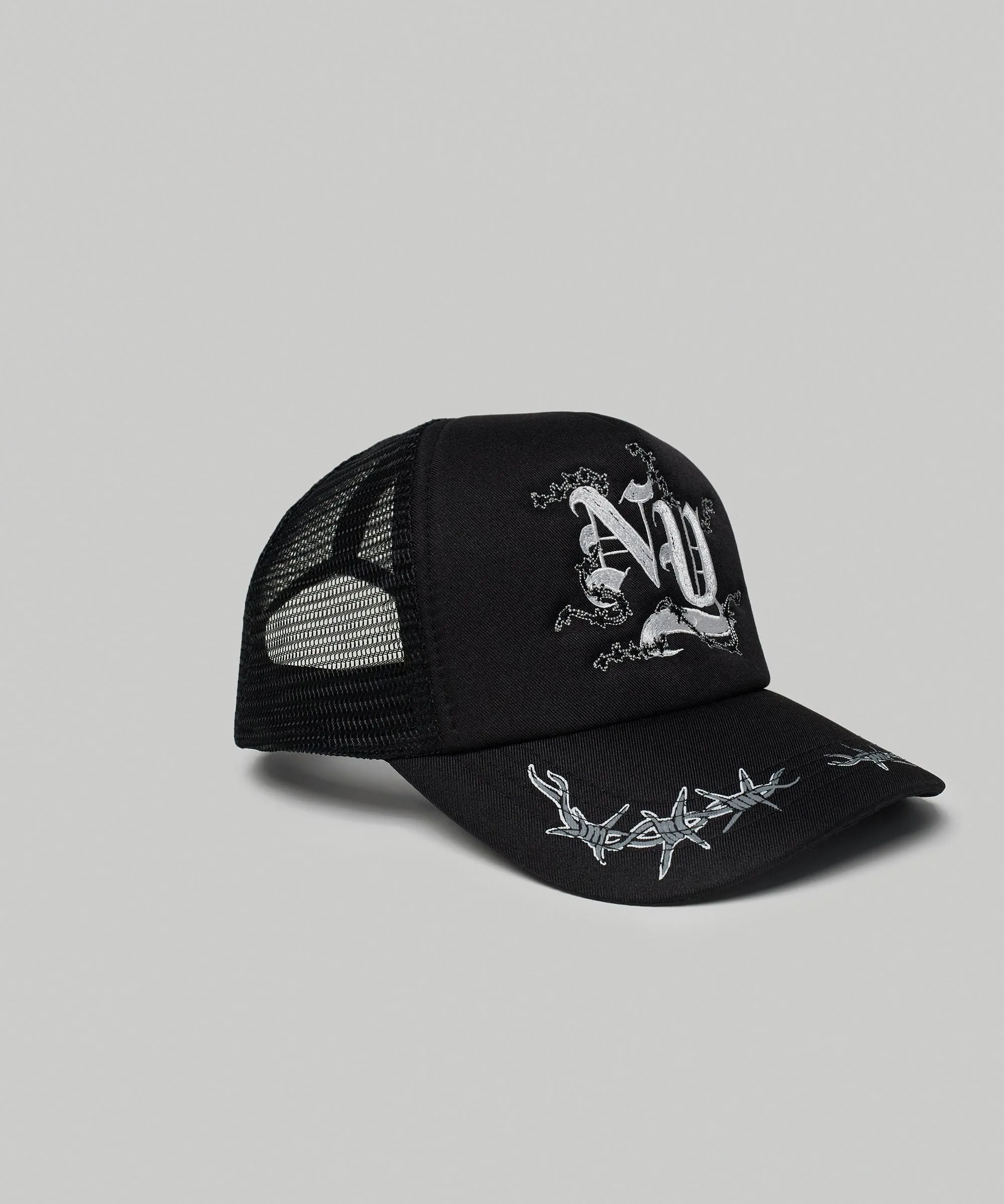 NY Embroidery Trucker Hat - Black