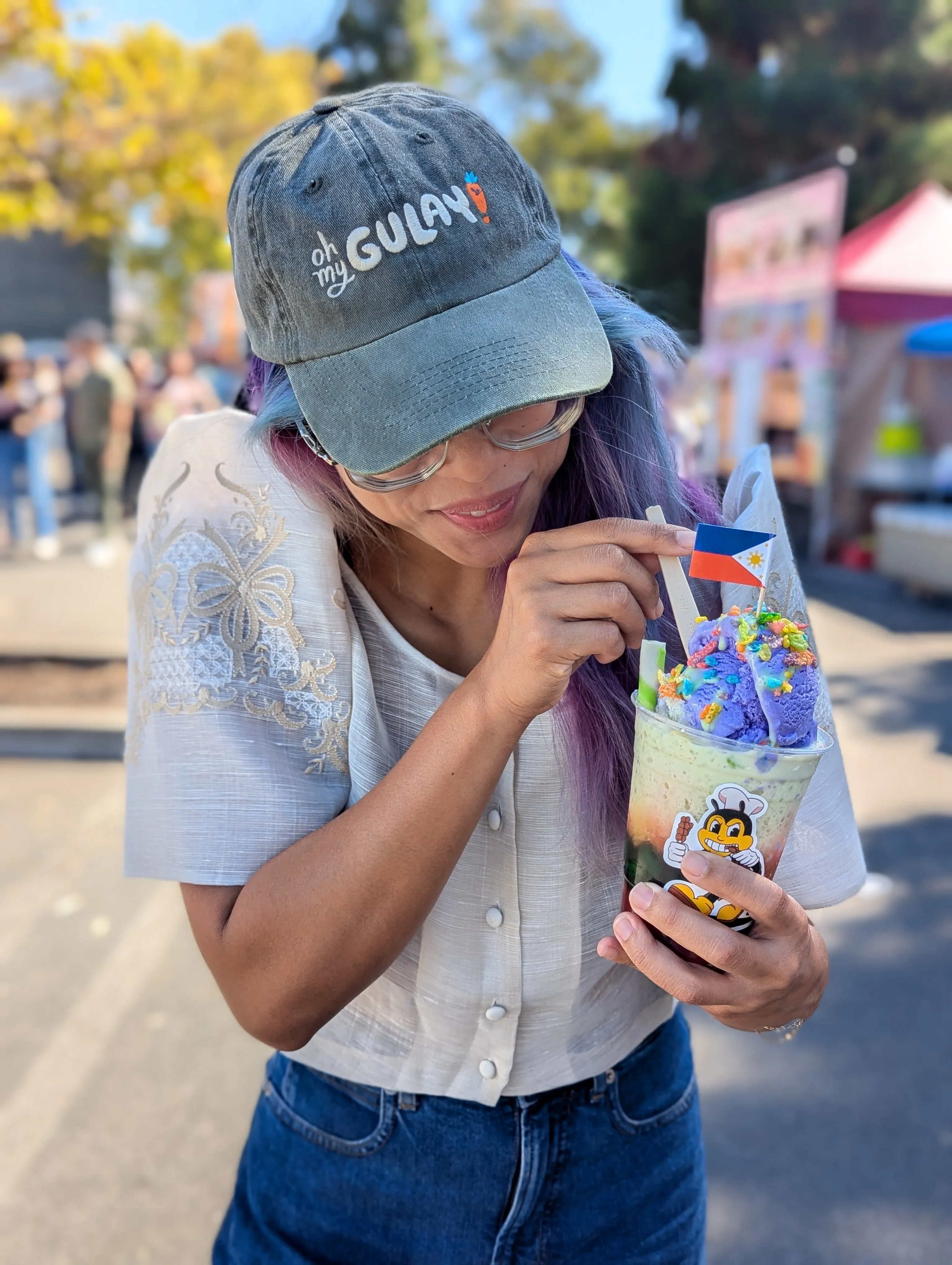 Oh My Gulay Embroidered Baseball Hat