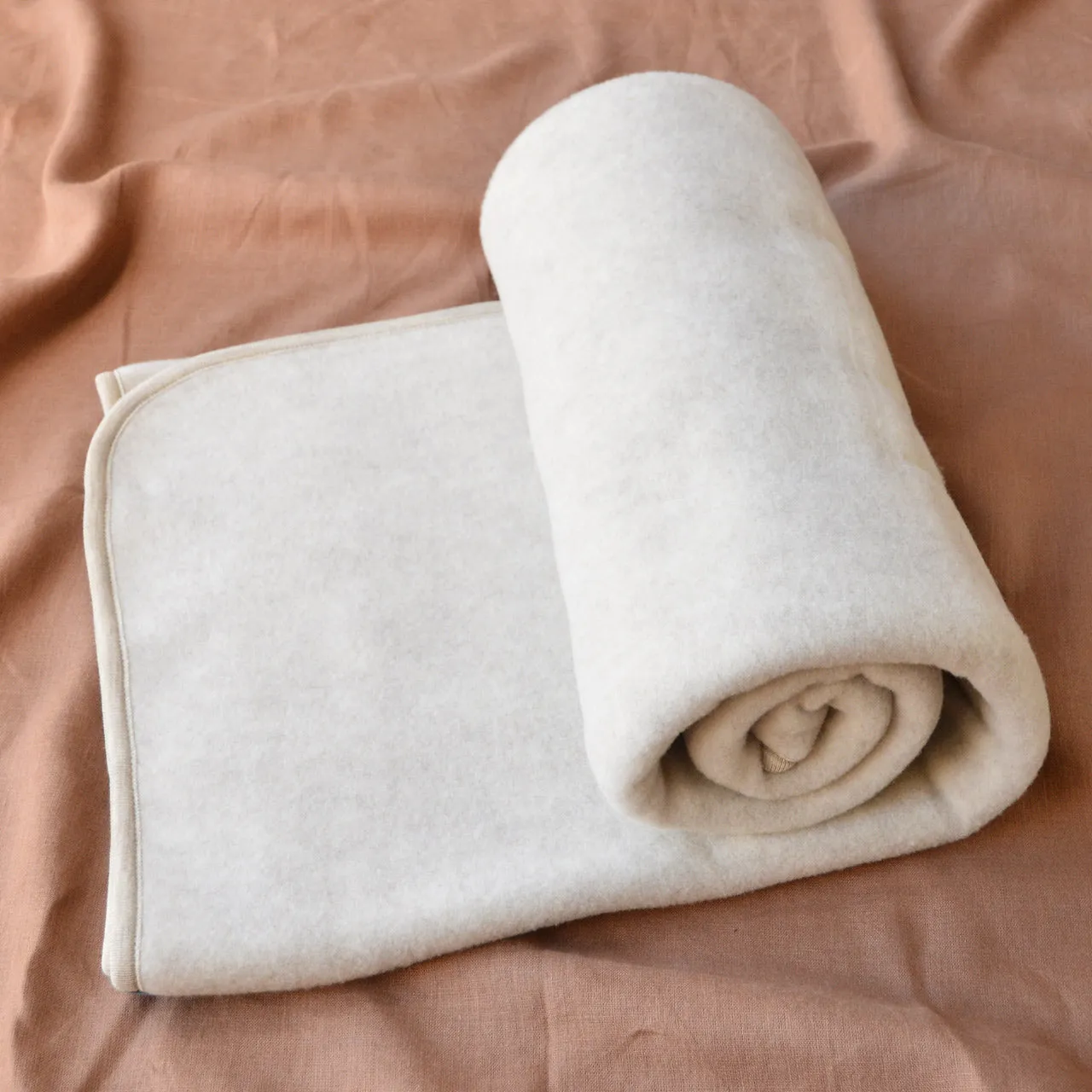 Organic Merino Wool Fleece Blanket - Medium (120x160cm) *Last One!