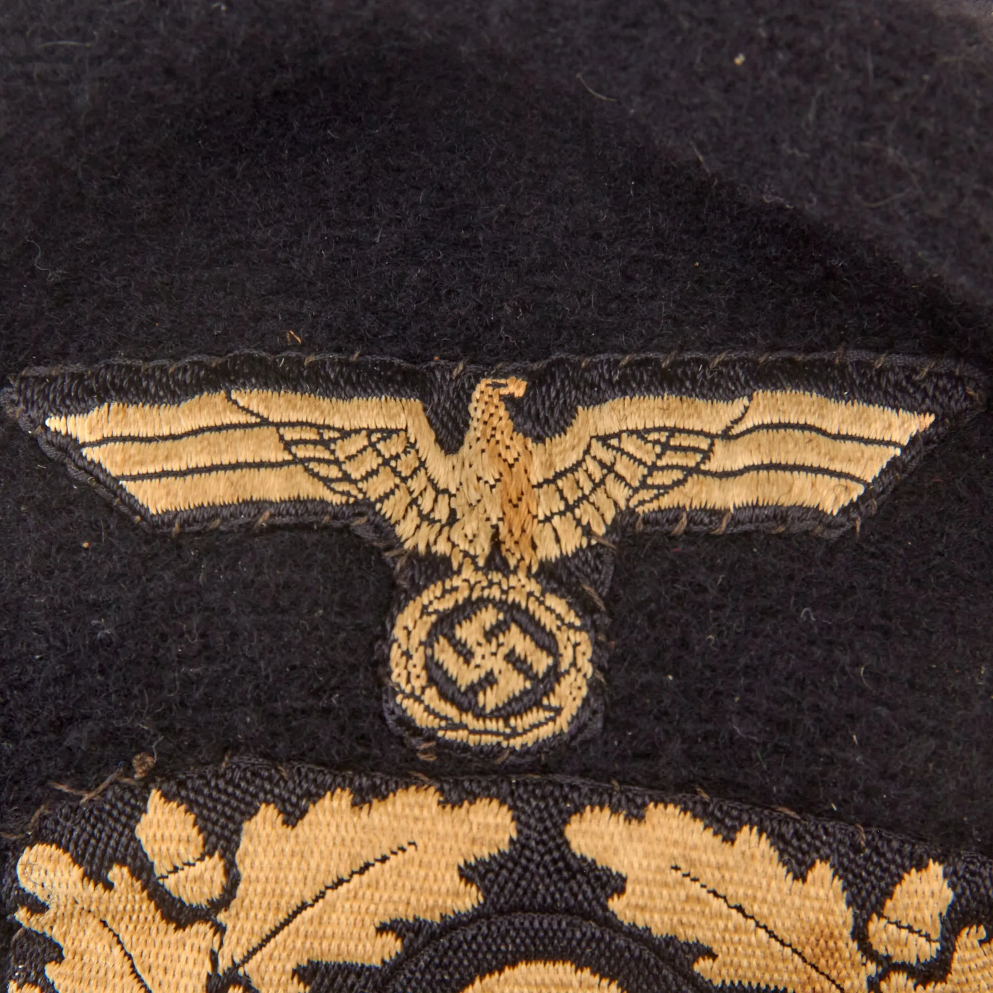 Original Rare German WWII M1934 Schutzmütze Panzer "Beret" Protective Hat by EREL Robert Lubstein - Size 56