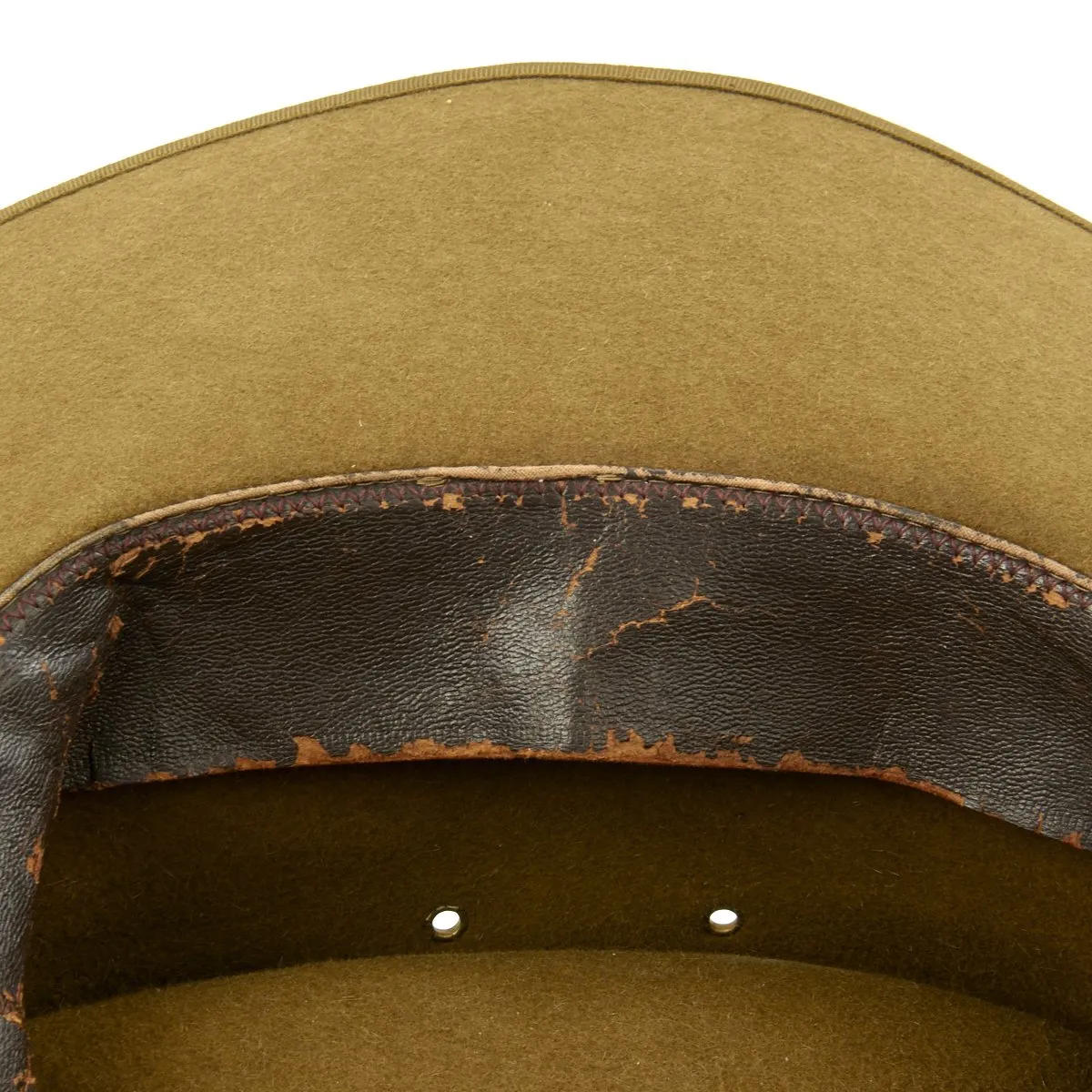 Original WWII Australian Felt "AKUBRA" Slouch Hat by Dunkerley - as used in Southeast Asia