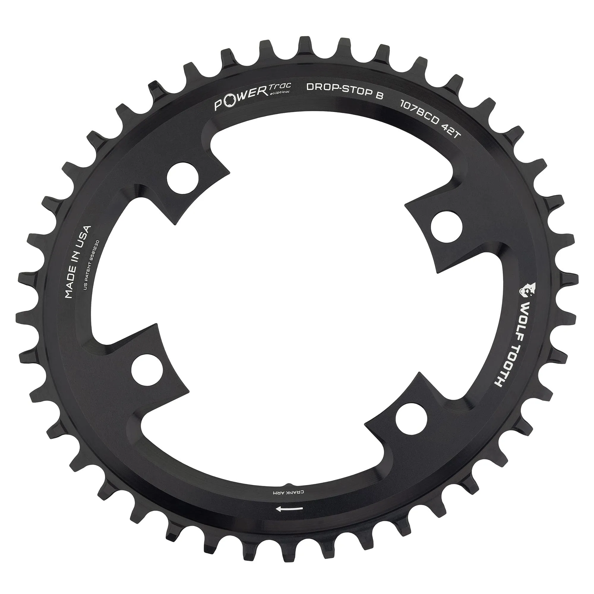 Oval 107 BCD Chainrings for SRAM