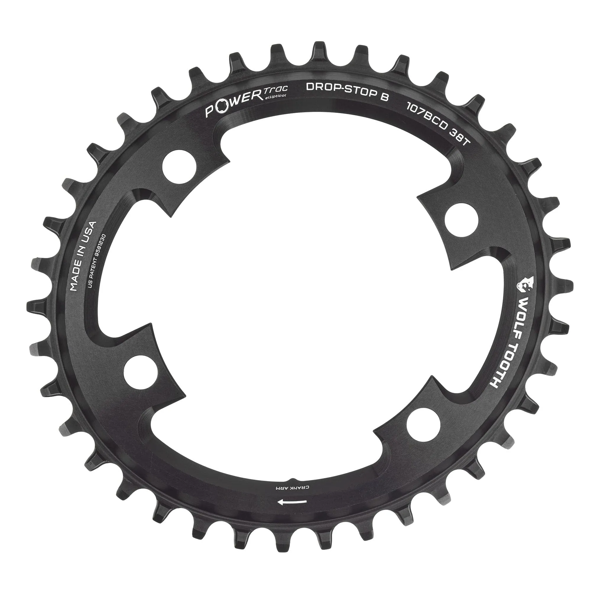 Oval 107 BCD Chainrings for SRAM