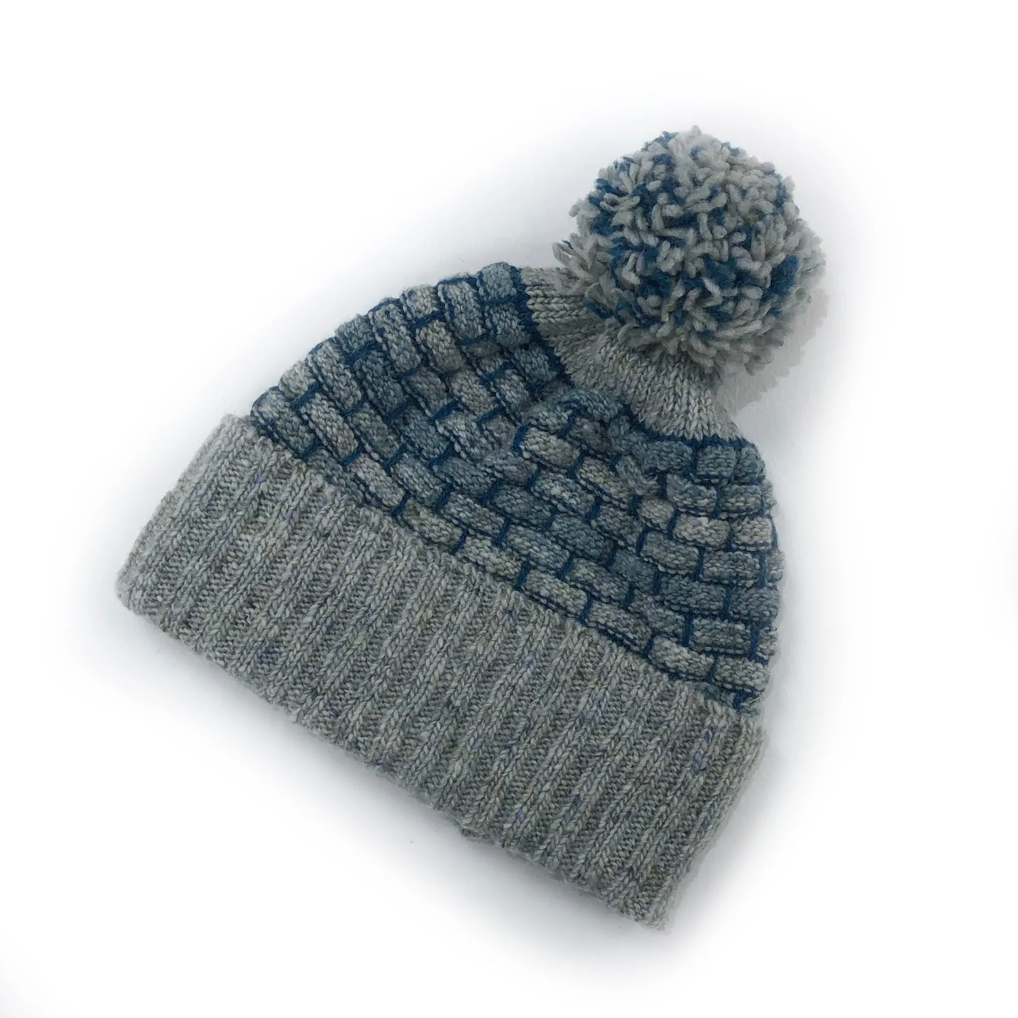 Pom Pom hat - blue