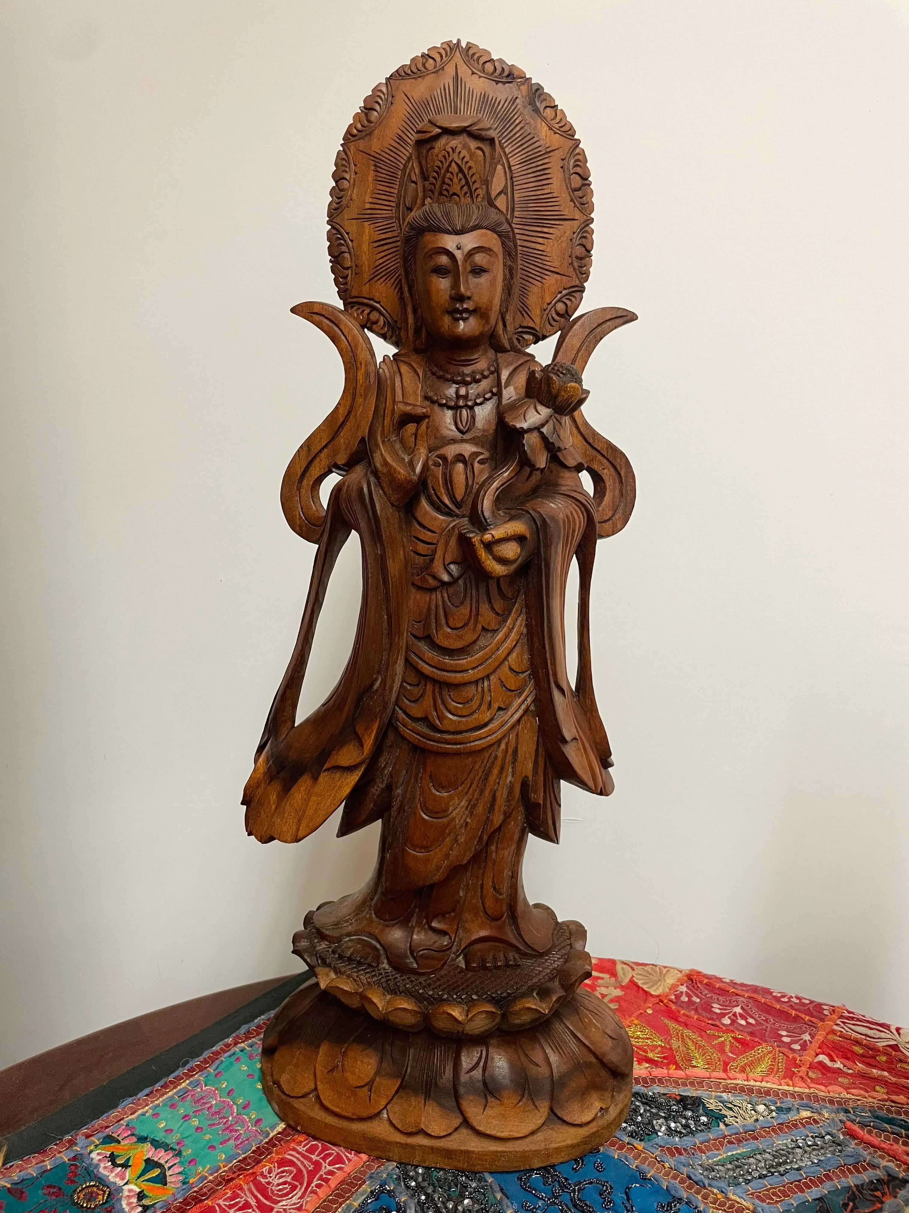 QuanYin Lotus Statue