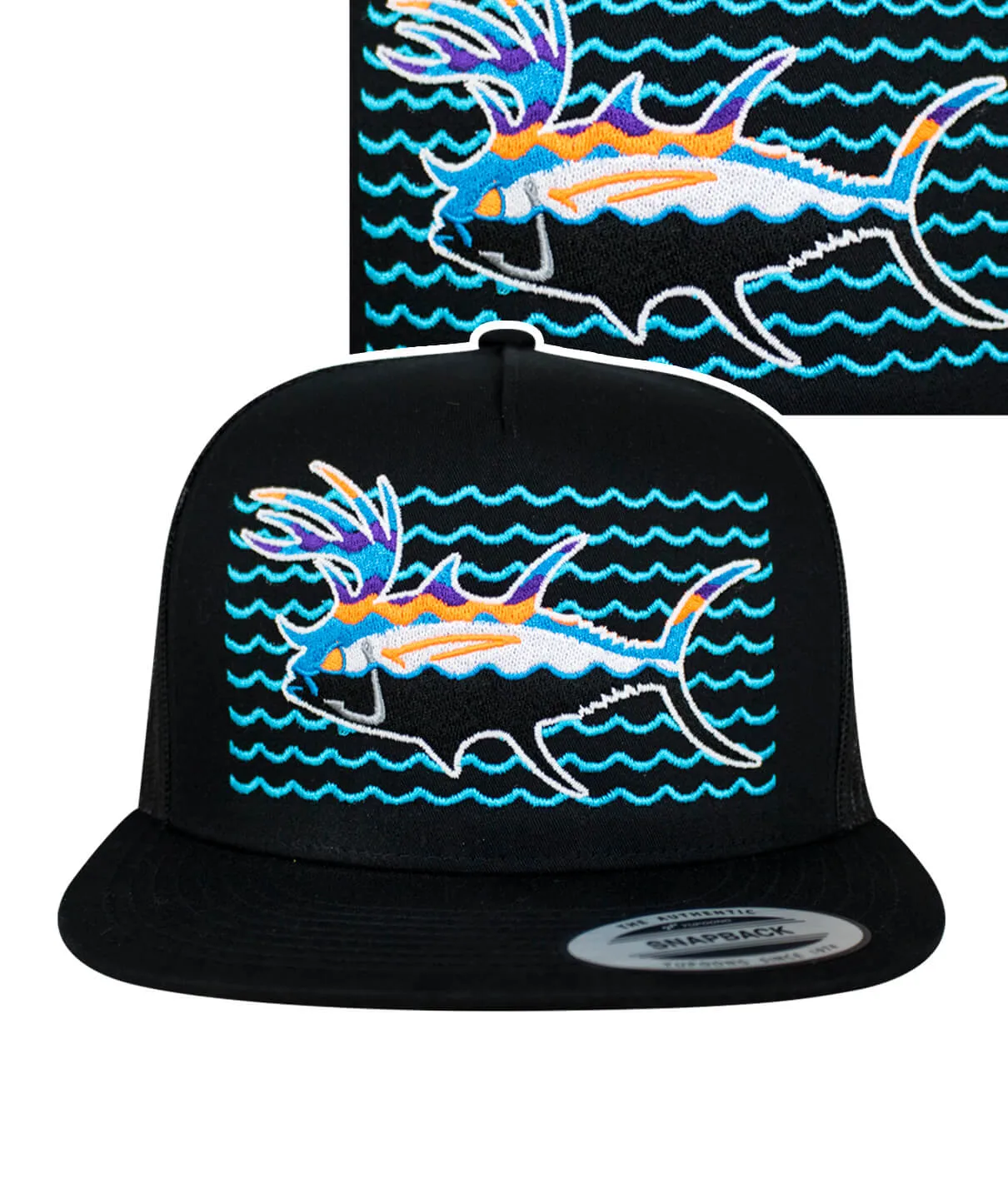 "Buck- Eye Explorer on the Water" Unisex Snapback Trucker Hat