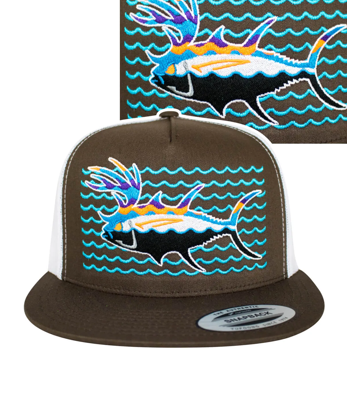 "Buck- Eye Explorer on the Water" Unisex Snapback Trucker Hat