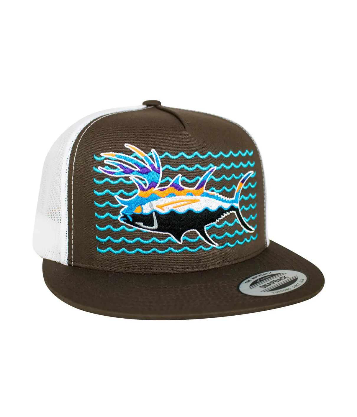 "Buck- Eye Explorer on the Water" Unisex Snapback Trucker Hat