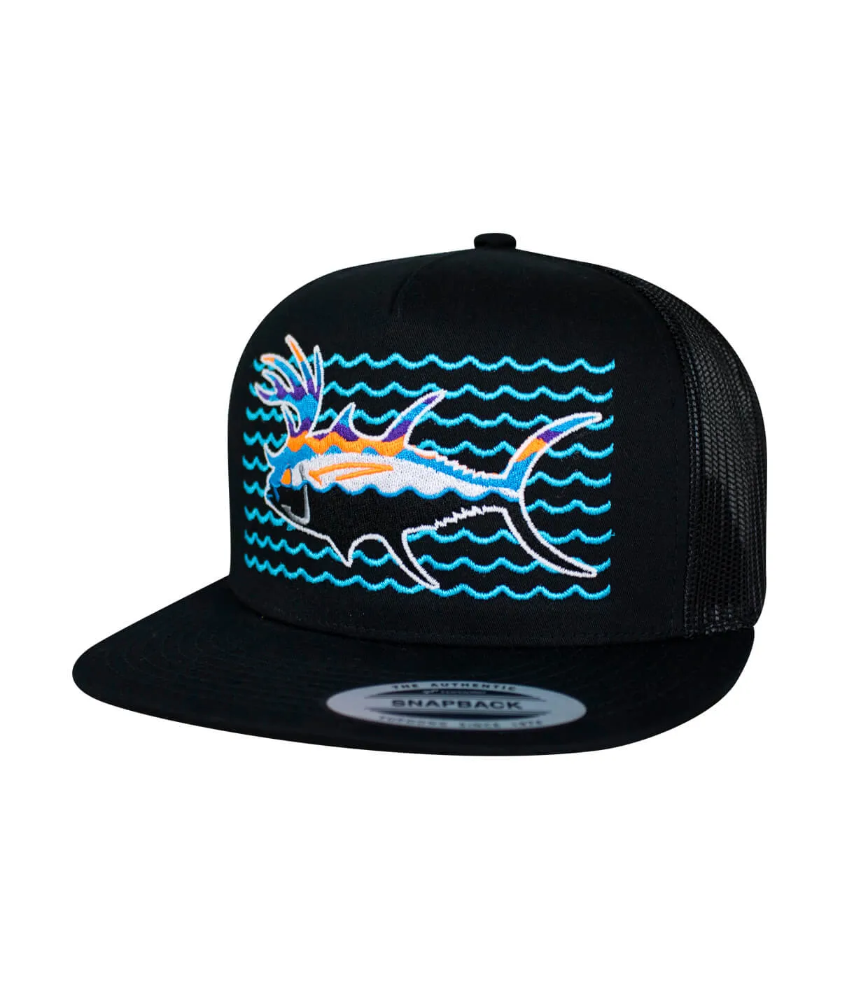 "Buck- Eye Explorer on the Water" Unisex Snapback Trucker Hat