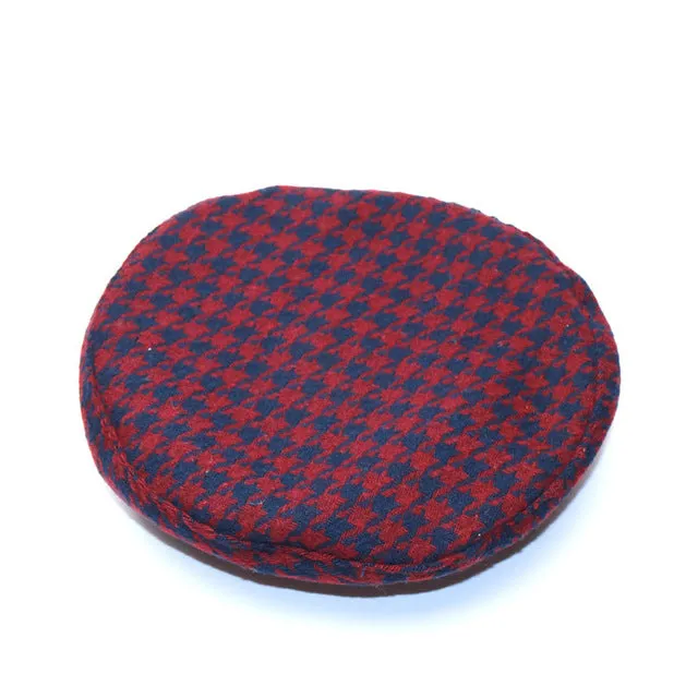 "HOUNDSTOOTH" BERET