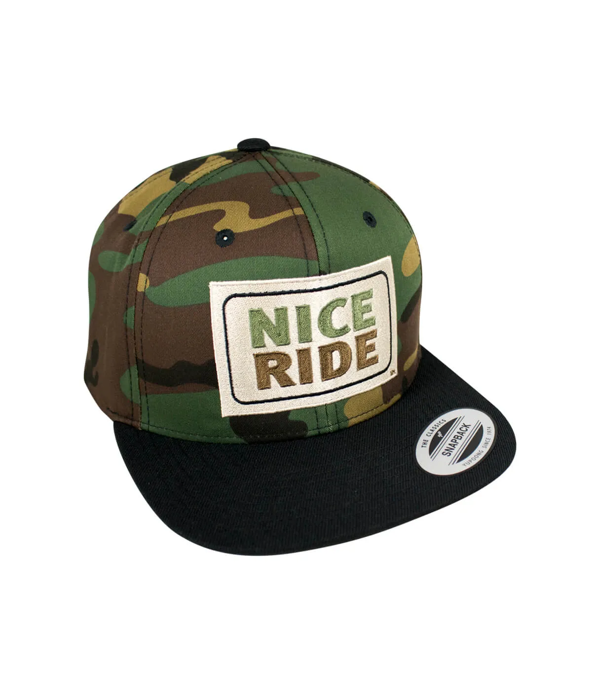 "Shield - CAMO" BLACK SNAPBACK HAT