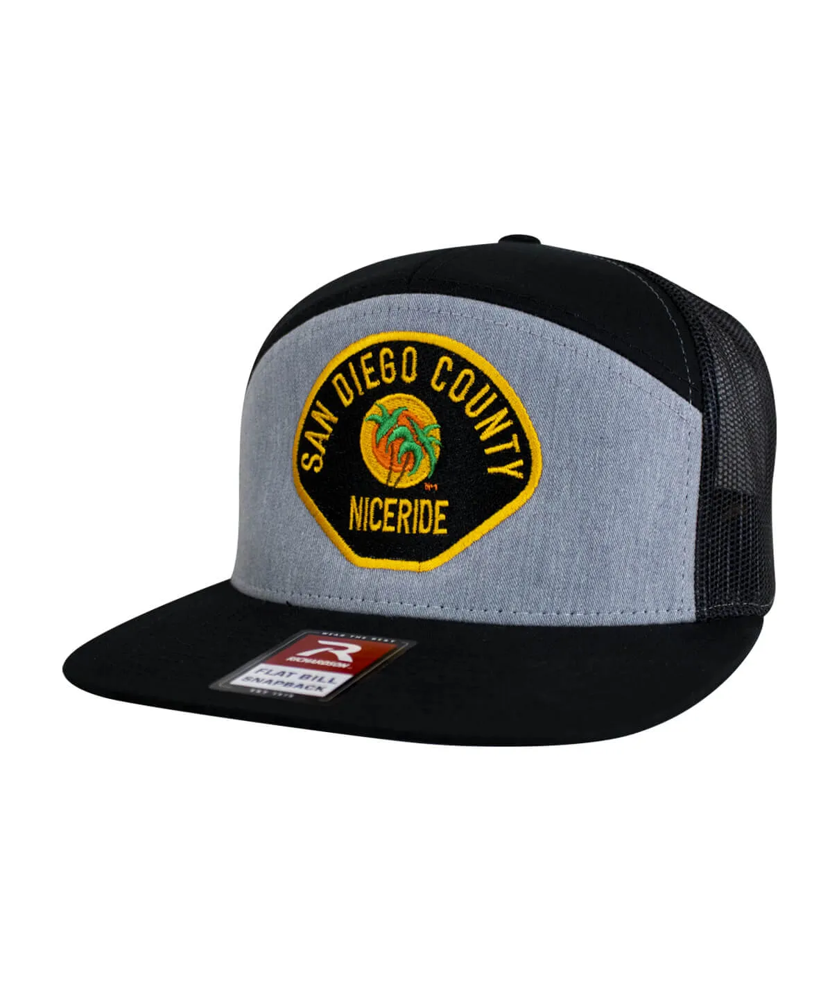 "The Badge" 7 Panel Trucker Hat