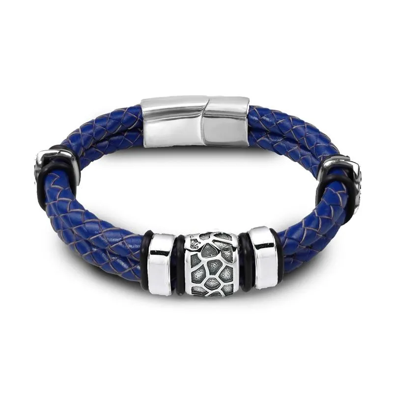 Rickard Nordic Braided Leather Bracelet