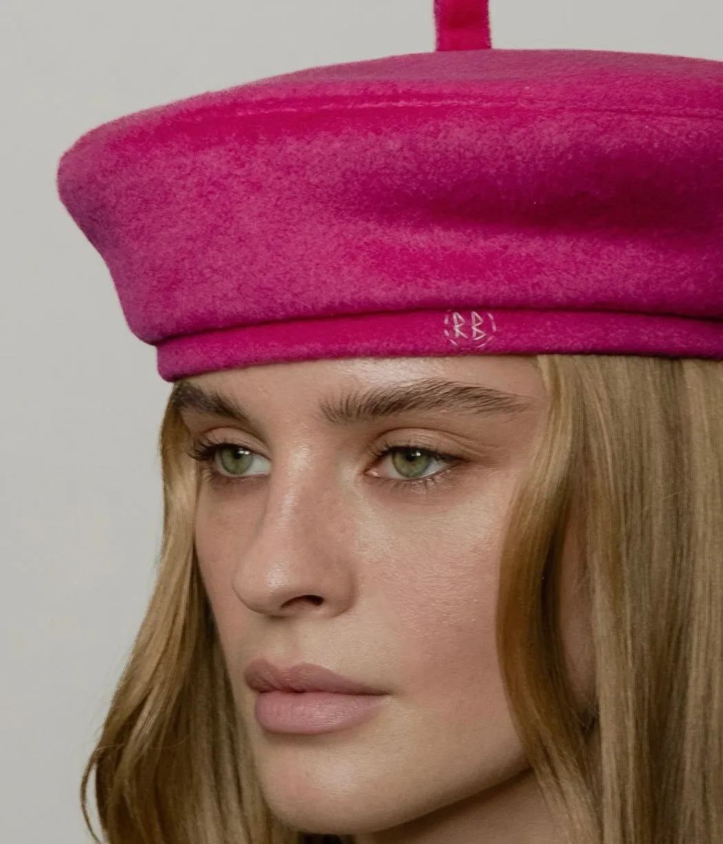 Ruslan Baginskiy Monogram-embroidered Beret