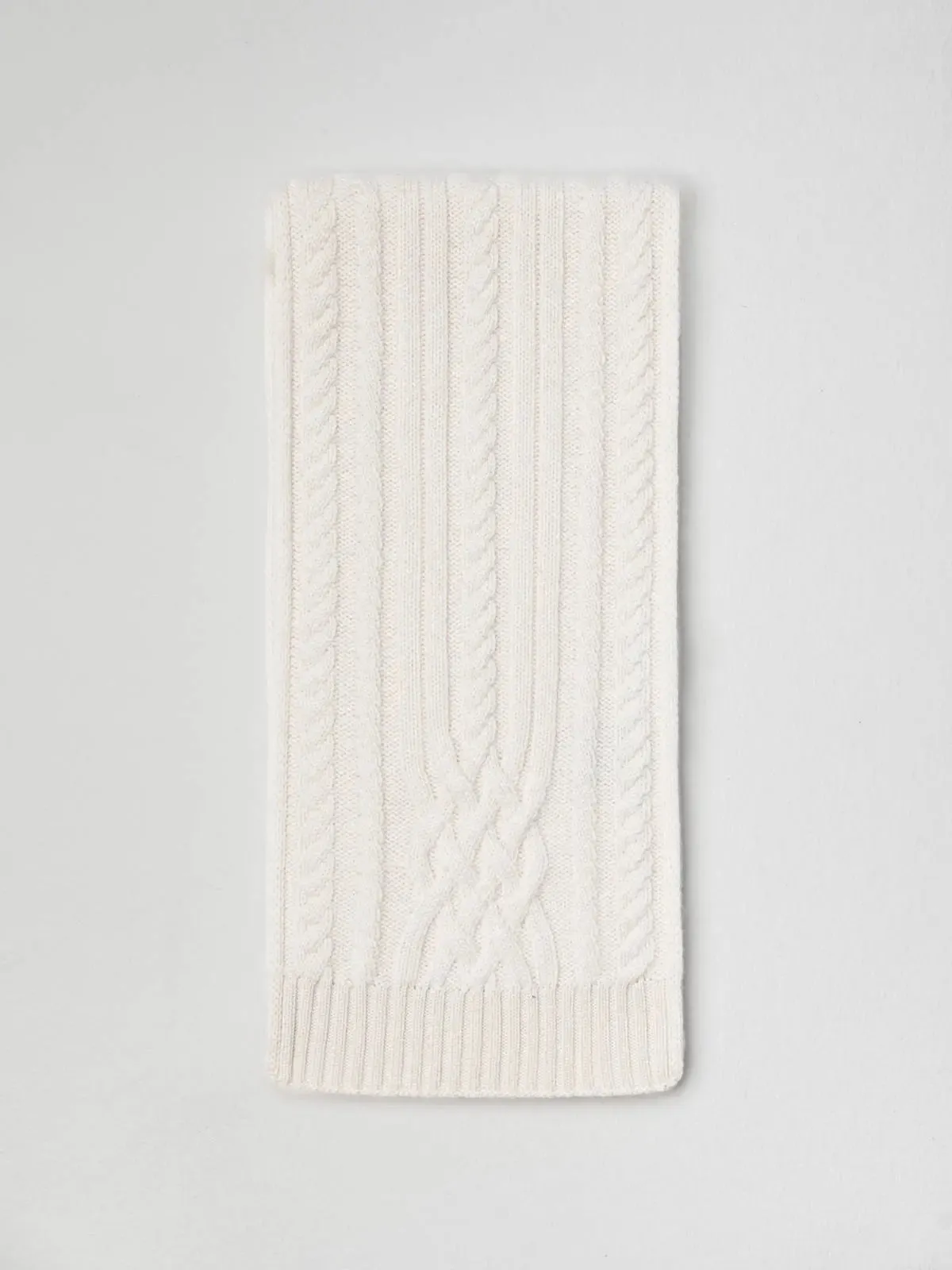 Scarf cashmere in shade Ice White