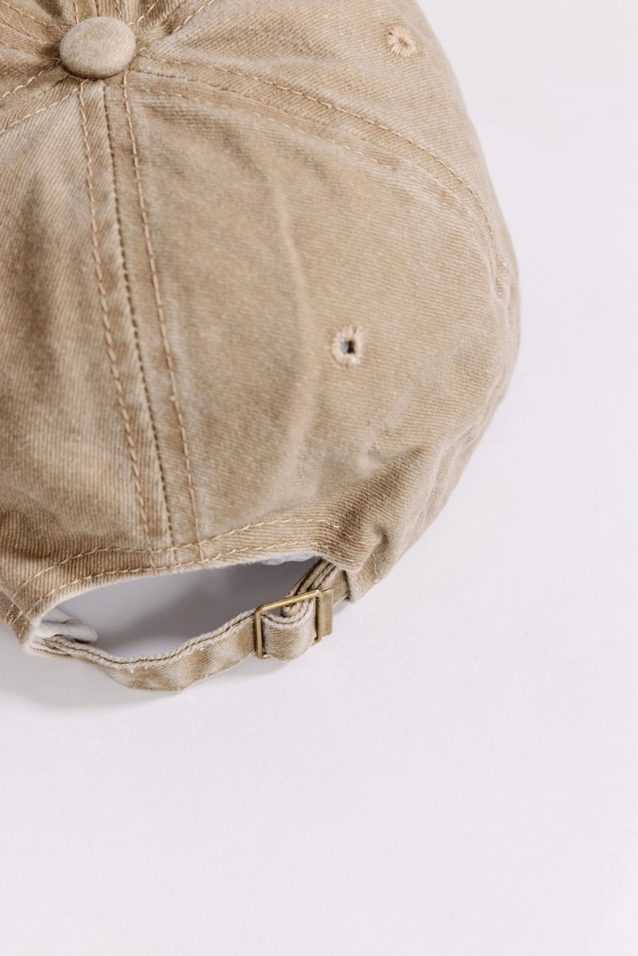 Soel Baseball Cap in Khaki