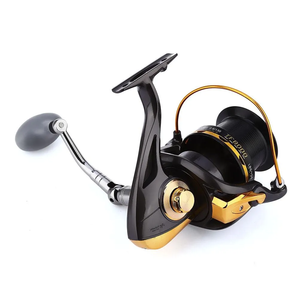 Spinning Reel Long Distance Saltwater 12 1BB 4.6:1 Reverse Brake