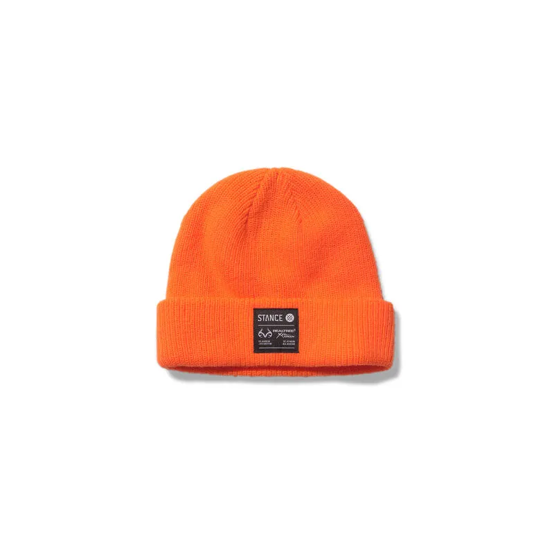 Stance Icon 2 Beanie - Neon Orange RealTree