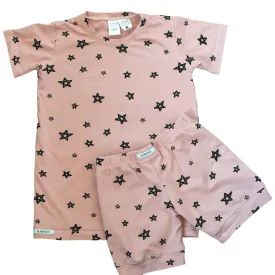 Star Shortie PJ Set Marshmallow