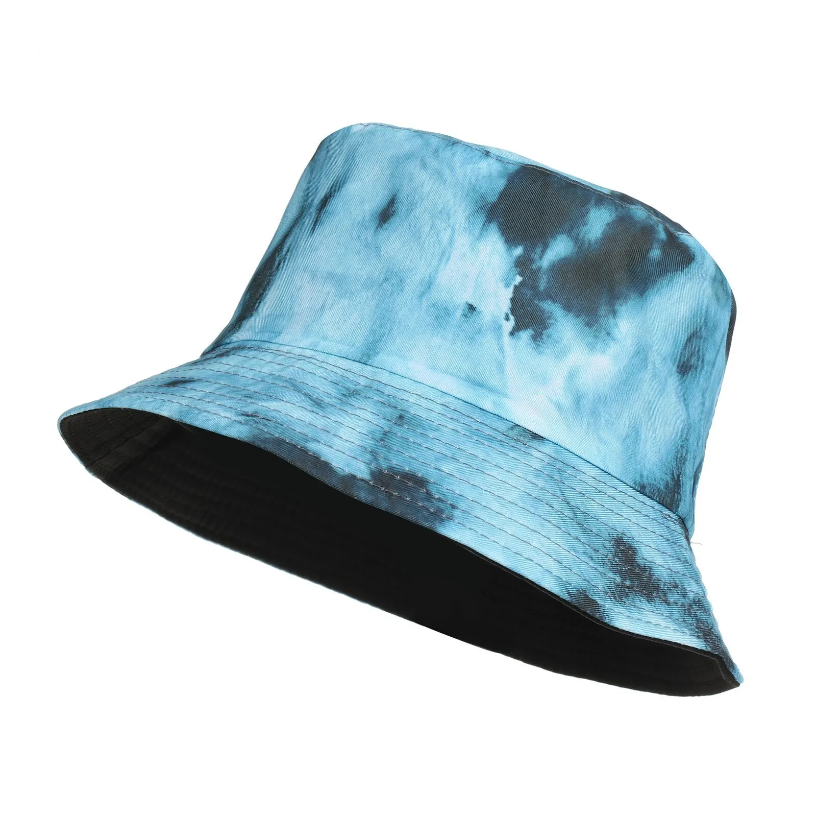 Summer Bucket Hats Print Foldable Fisherman Hat Woman Soft Beach Sun Fisherman Cap Man Fashion Soild Panama Bucket Hat