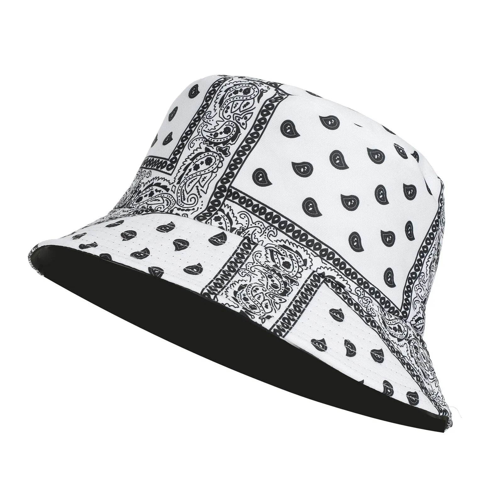 Summer Bucket Hats Print Foldable Fisherman Hat Woman Soft Beach Sun Fisherman Cap Man Fashion Soild Panama Bucket Hat