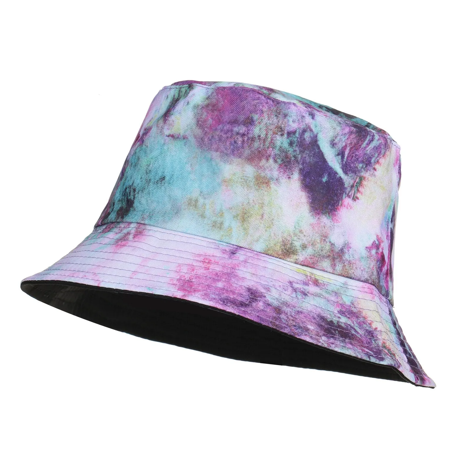 Summer Bucket Hats Print Foldable Fisherman Hat Woman Soft Beach Sun Fisherman Cap Man Fashion Soild Panama Bucket Hat