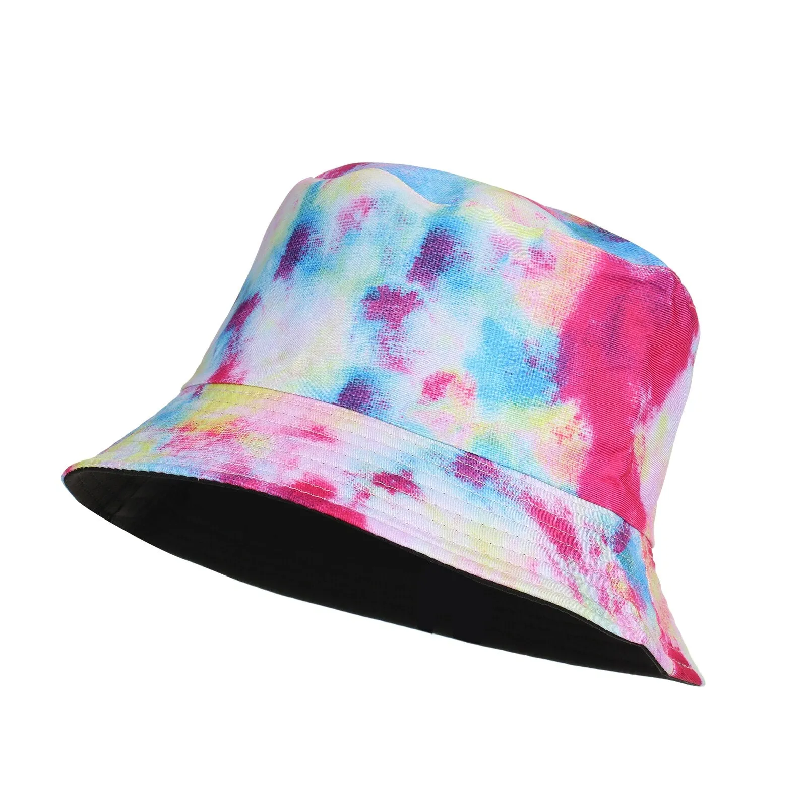 Summer Bucket Hats Print Foldable Fisherman Hat Woman Soft Beach Sun Fisherman Cap Man Fashion Soild Panama Bucket Hat